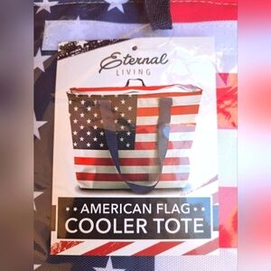 Eternal Living American Flag Cooler Tote